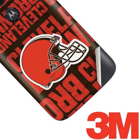 NFL Cleveland Browns - Blast Moto E5 Play Skin